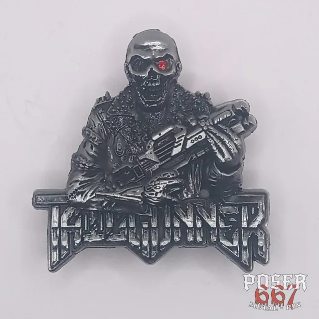 tailgunner-guns-for-hire-3d-pin-metallpin-5-cm-rotes-auge image 1
