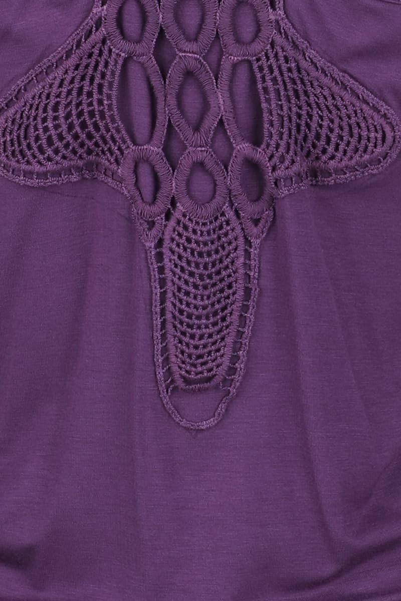 red-by-emp-laced-racerback-damen-top-violett image 5