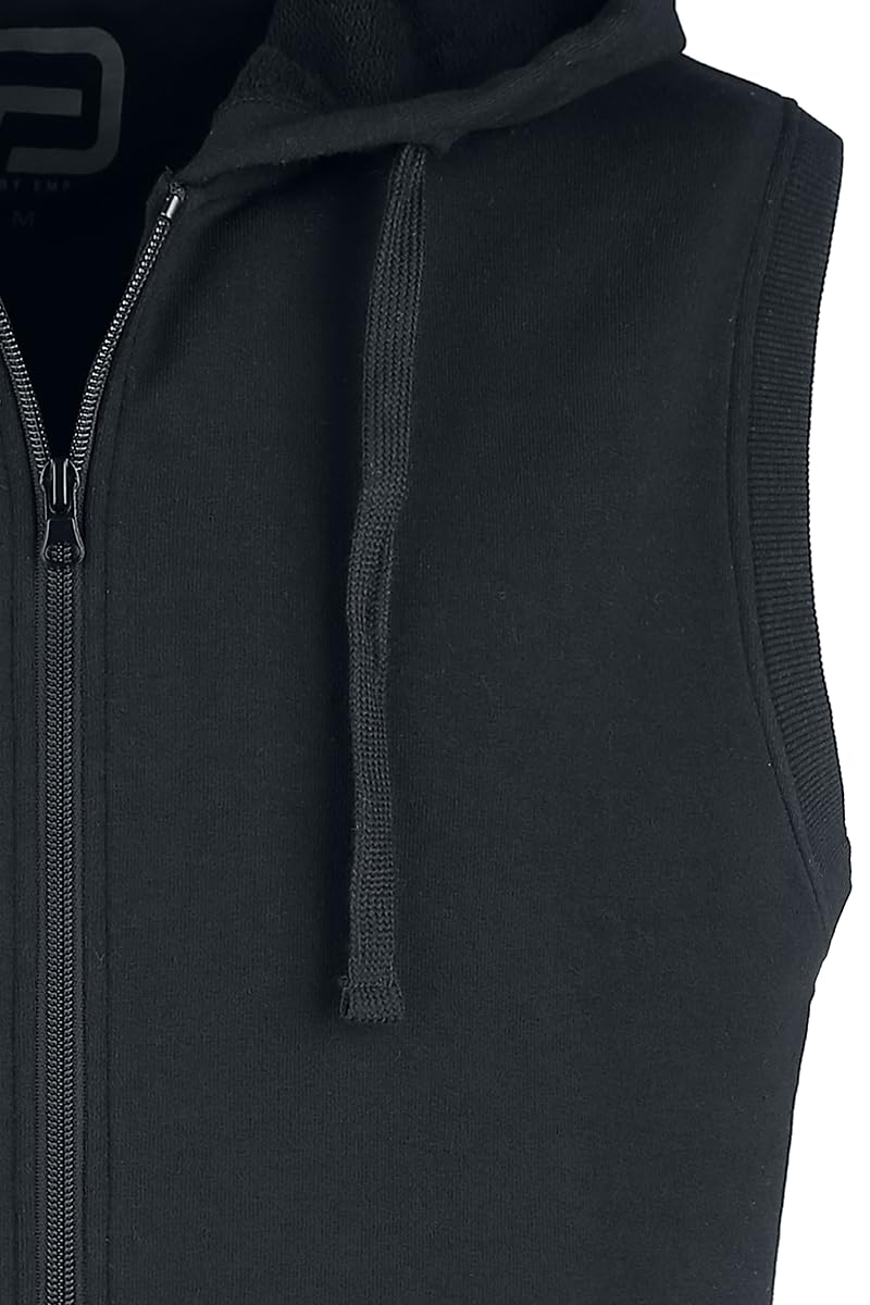 red-by-emp-jacken-schwarze-sweat-weste-kapuze-5xl-herren image 2