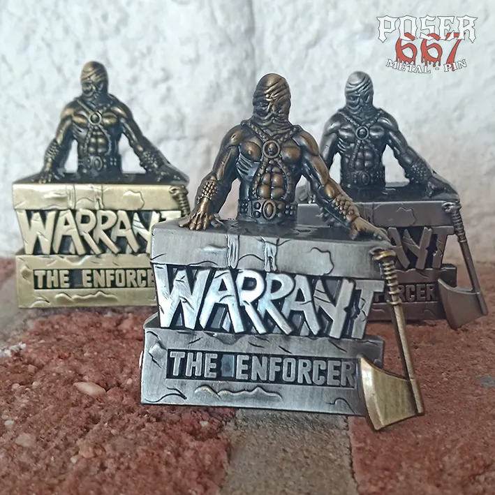 warrant-the-enforcer-3d-pin-anstecker-5-cm-doppel-3d image 1