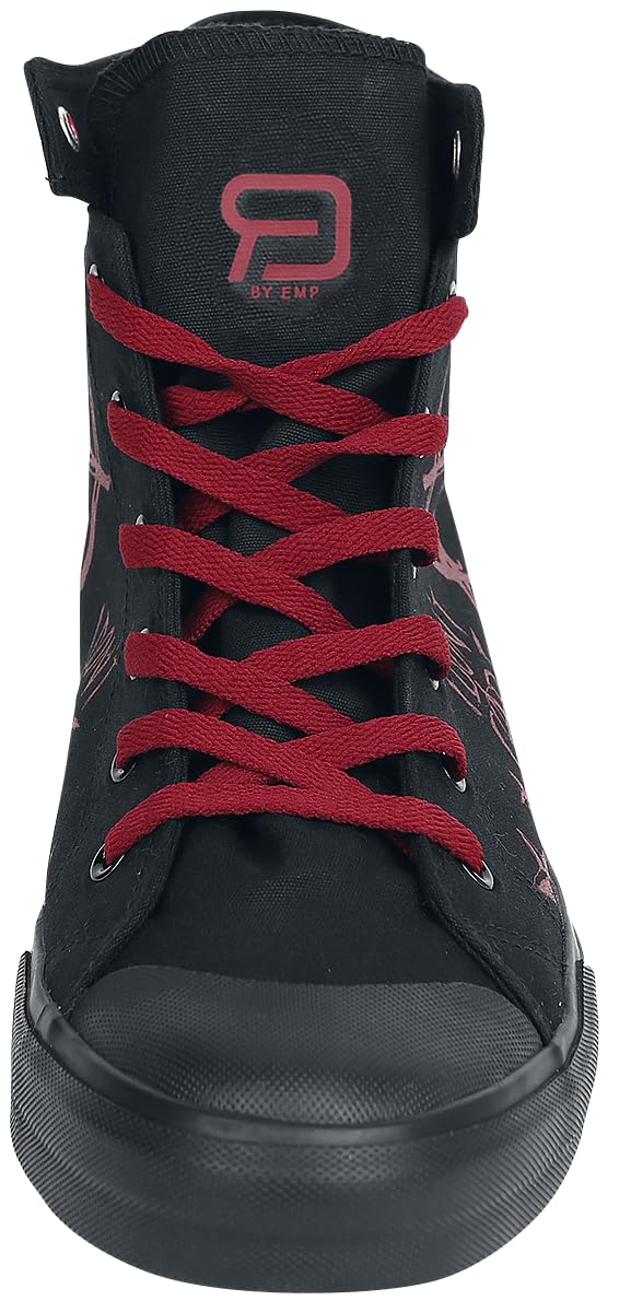 red-by-emp-sneaker-schwarz-rot-mit-print-eu-36 image 4