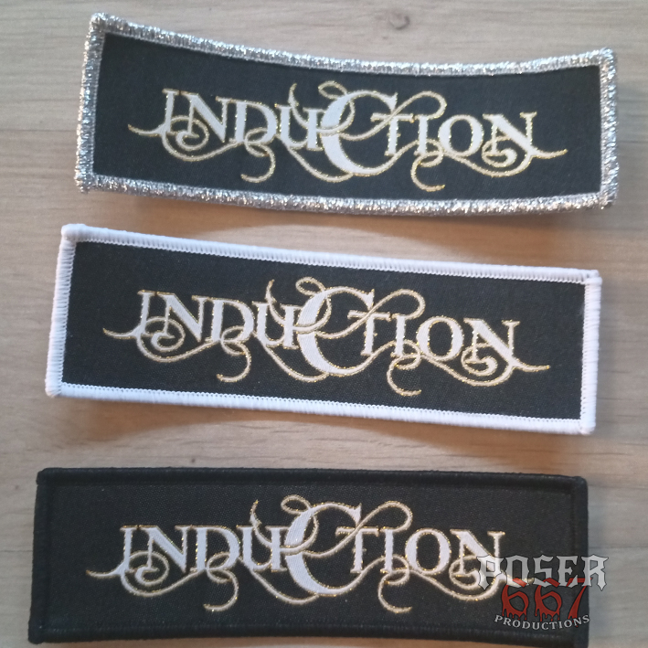 induction-logo-patch-aufn-her-schwarz-10cm-powermetal image 1