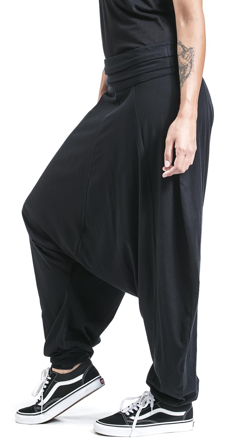 red-by-emp-harems-stoffhose-schwarz-locker-damen image 7