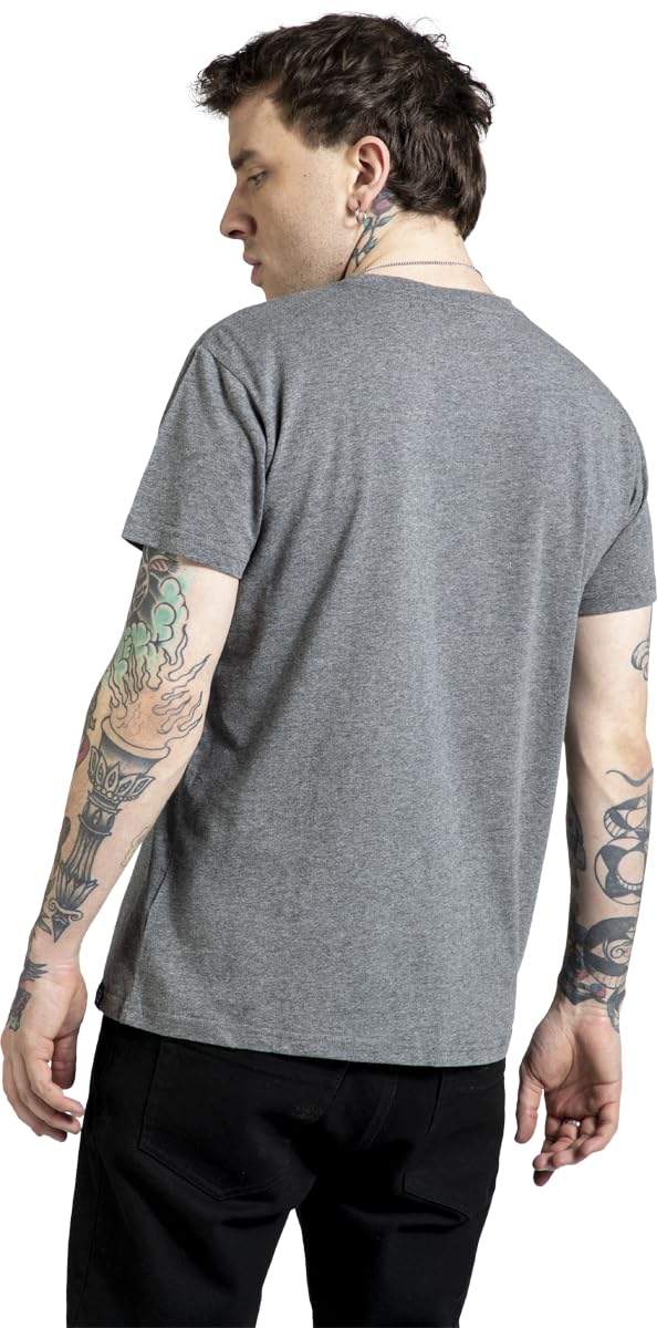 red-by-emp-herren-basic-t-shirt-schwarz-dunkelgrau image 8