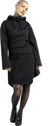 black-premium-by-emp-kurzes-kleid-mit-kapuze-schwarz-gr-m image 7