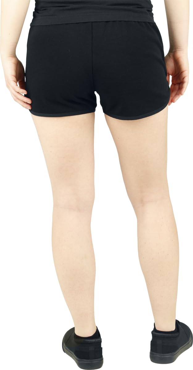red-by-emp-shorts-damen-schwarz-labelpatch-gr-e-l image 6