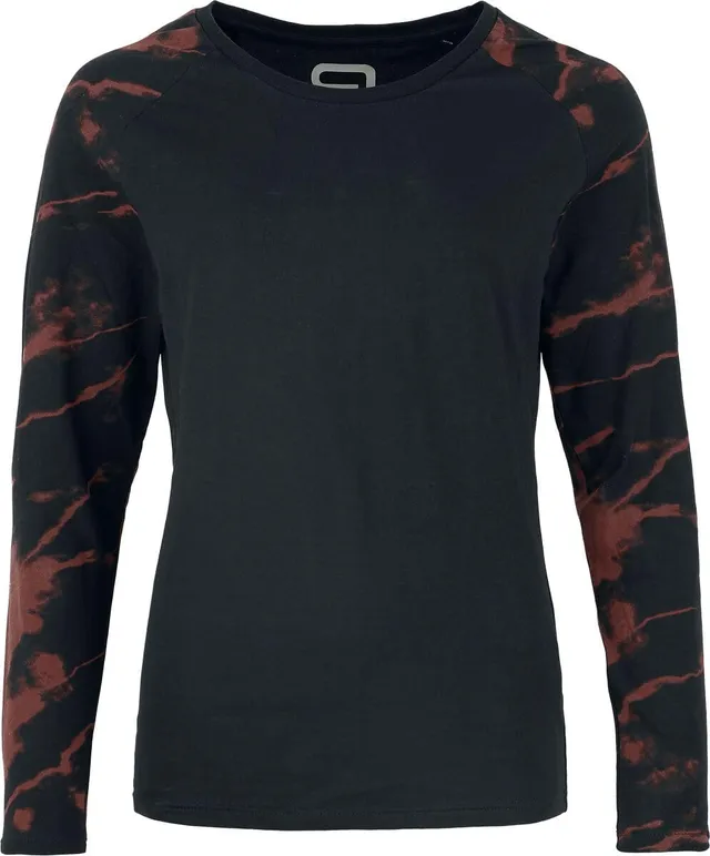 red-by-emp-schwarz-rotes-langarmshirt-raglan-gr-e-l image 1