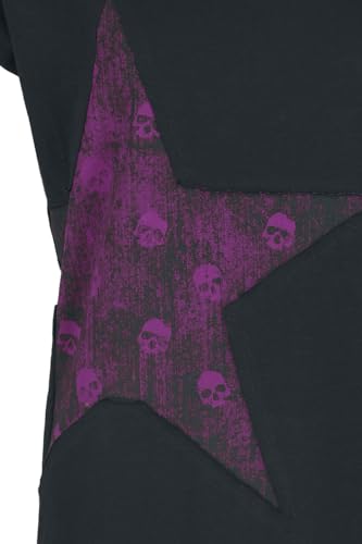 red-by-emp-t-shirt-mit-stern-damen-t-shirt-schwarz-sternprint image 7