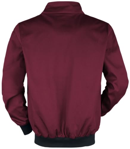red-by-emp-herren-bomberjacke-bordeaux-gr-e-m-stehkragen image 8