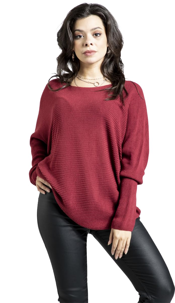 red-by-emp-longsleeves-damen-langarmshirt-bordeaux-gr-e-l image 2