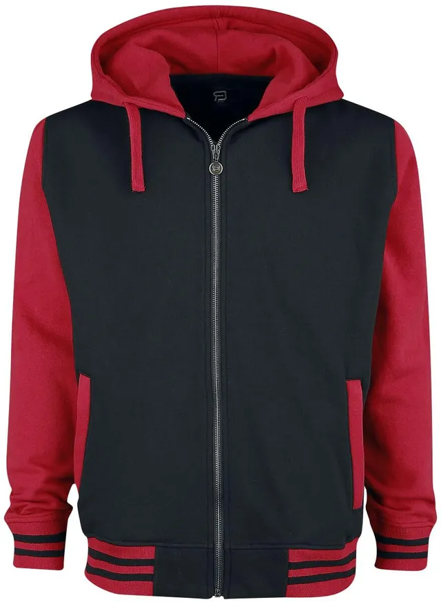 red-by-emp-kapuzenjacke-herren-schwarz-rot-gr-e-m image 1