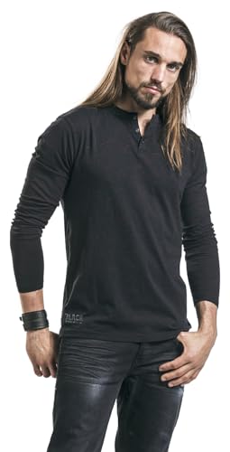 black-premium-basic-langarmshirt-herren-longsleeve-gr-s image 8