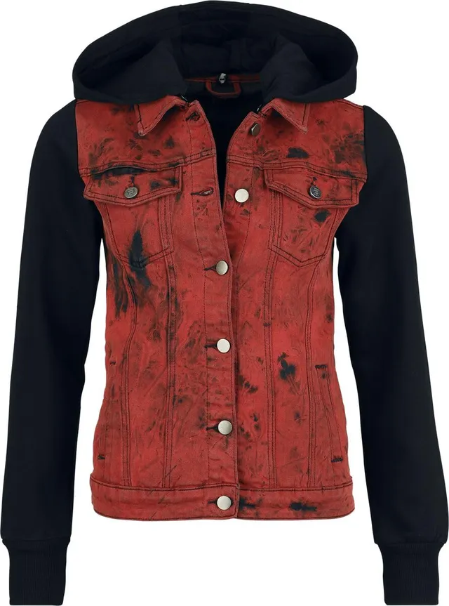 red-by-emp-jacken-jacke-damen-rot-m-kapuze-sweat image 1