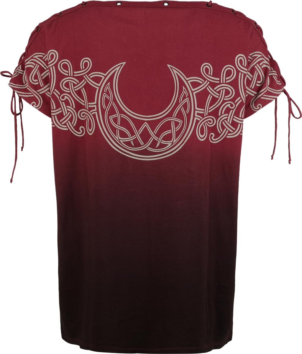 black-premium-by-emp-t-shirt-dip-dye-schn-rung-rot image 3