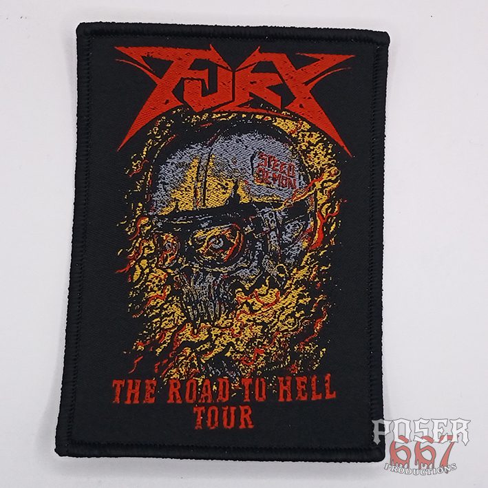 fury-the-road-to-hell-tour-patch-gewebt-10-cm image 1