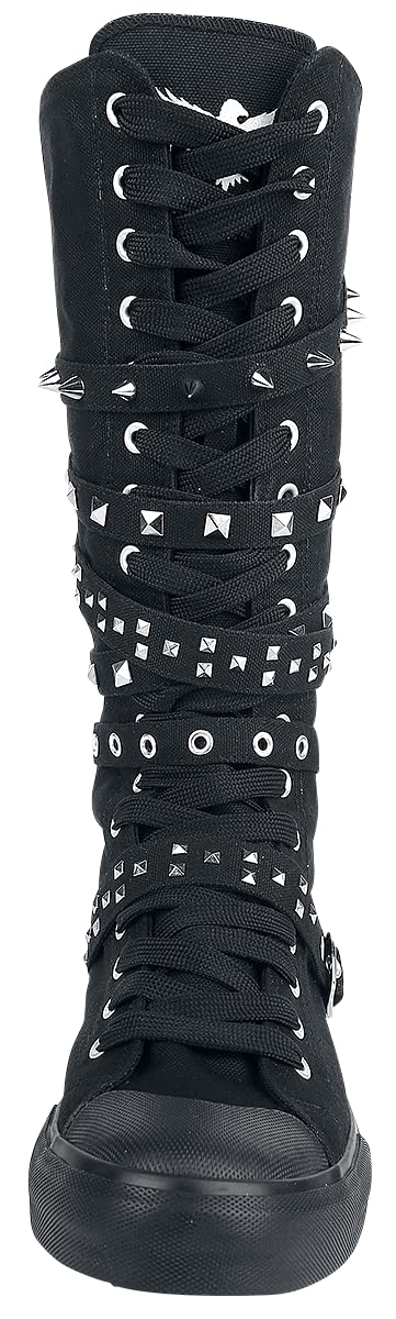 black-premium-sneaker-unisex-schwarz-nieten-gr-43-45 image 5