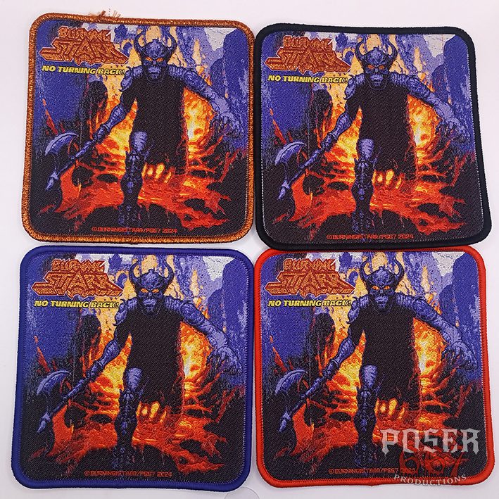 jack-starr-s-burning-starr-no-turning-back-patch-metallic-9-5-cm image 2