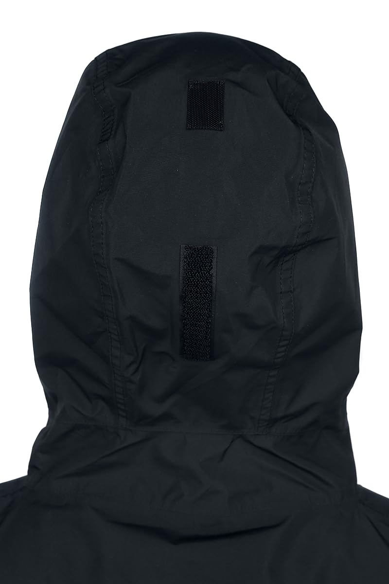 red-by-emp-m-ntel-unisex-regenmantel-schwarz-kapuze image 8