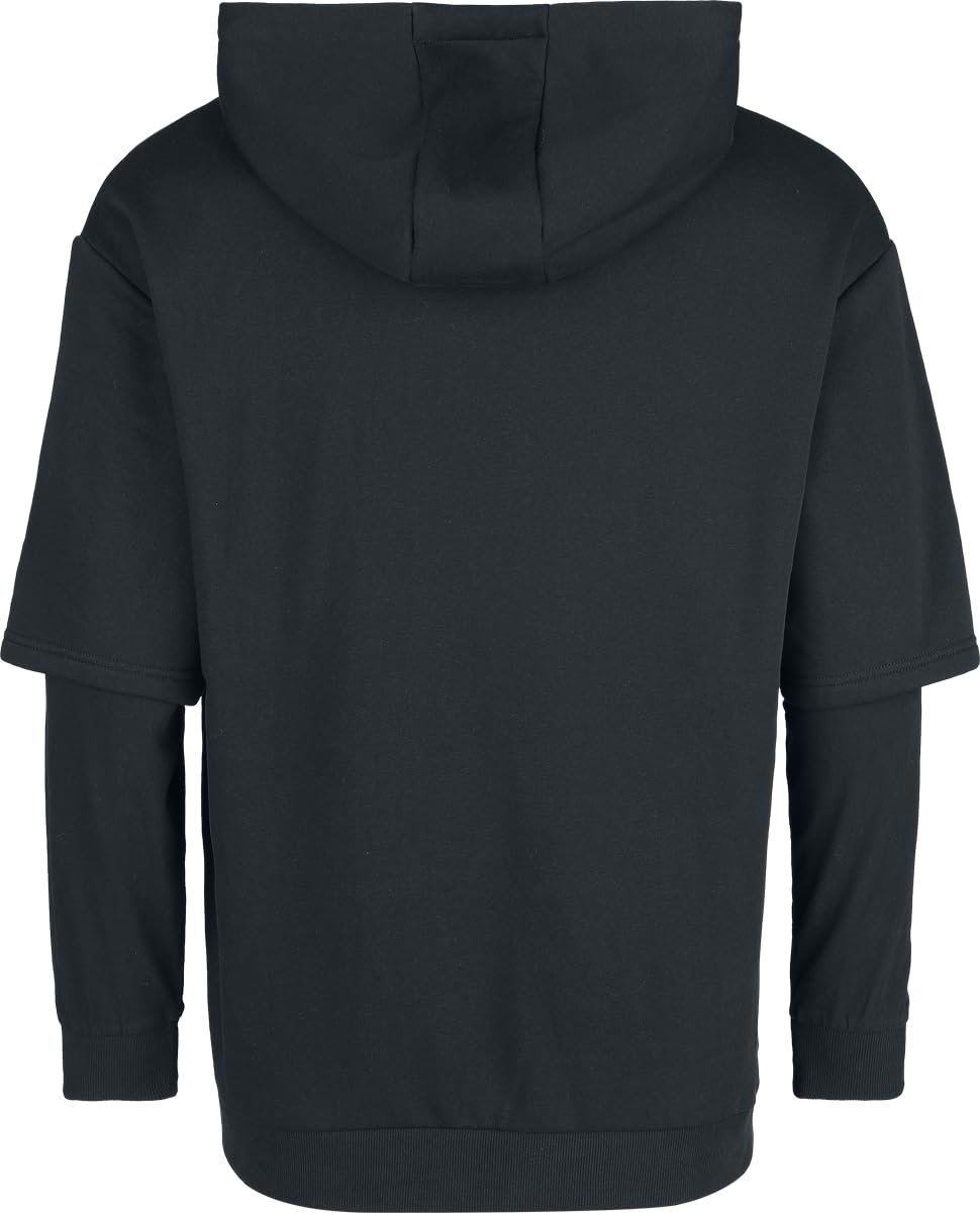 red-by-emp-kapuzenpullover-herren-hoodie-schwarz-k-ngurutasche-l image 2