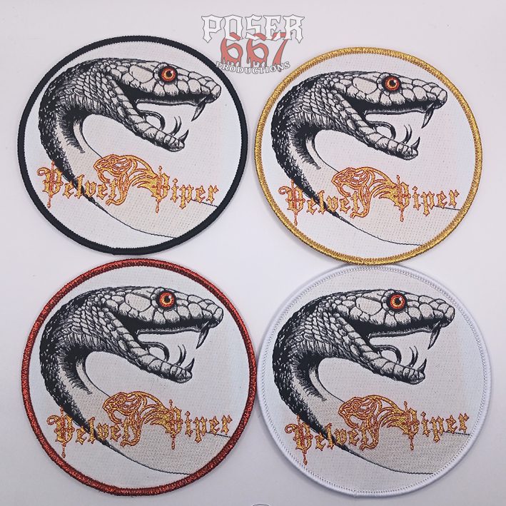 poser667-patches-velvet-viper-white-snake-patch-wei-er-rand image 3