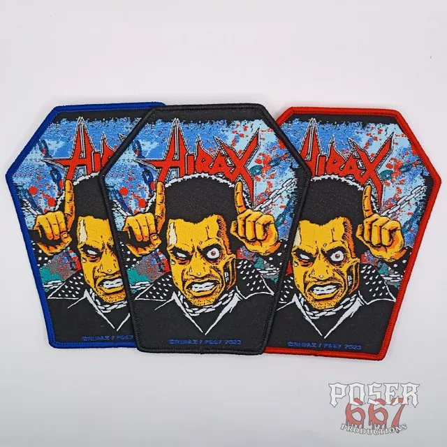 poser667-hirax-evil-katon-patch-schwarz-12cm image 1
