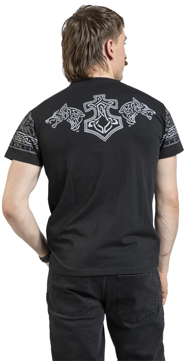 black-premium-by-emp-herren-t-shirt-schwarz-symbol-gr-e-l image 5