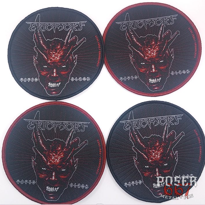 ektomorf-vivid-black-patch-rund-9-5-cm-schwarz image 3