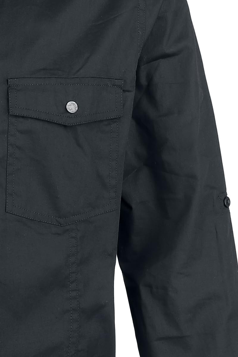 black-premium-by-emp-herren-hemd-schwarz-basic-gr-xxl image 2