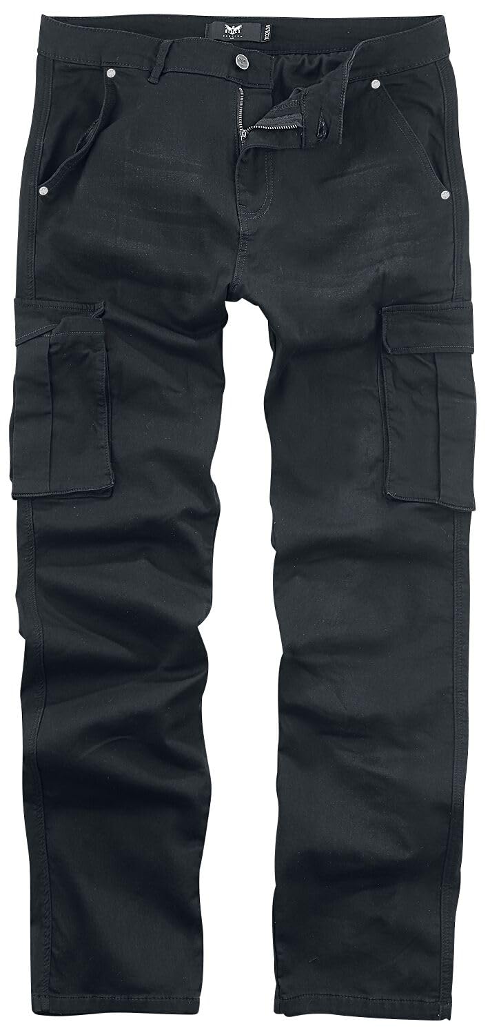 black-premium-cargo-hose-schwarz-herren-32w-32l image 1