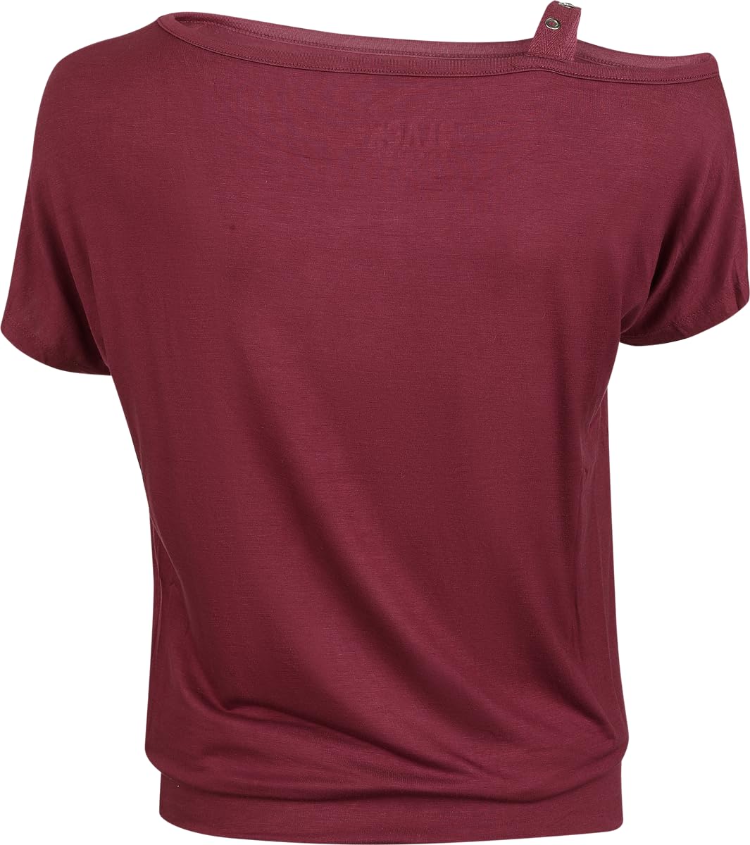 black-premium-damen-t-shirt-rot-weiter-ausschnitt image 3