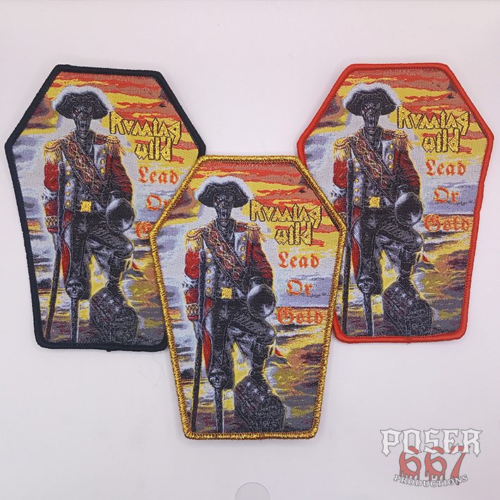 running-wild-lead-or-gold-patch-gewebt-sargform-schwarz image 2