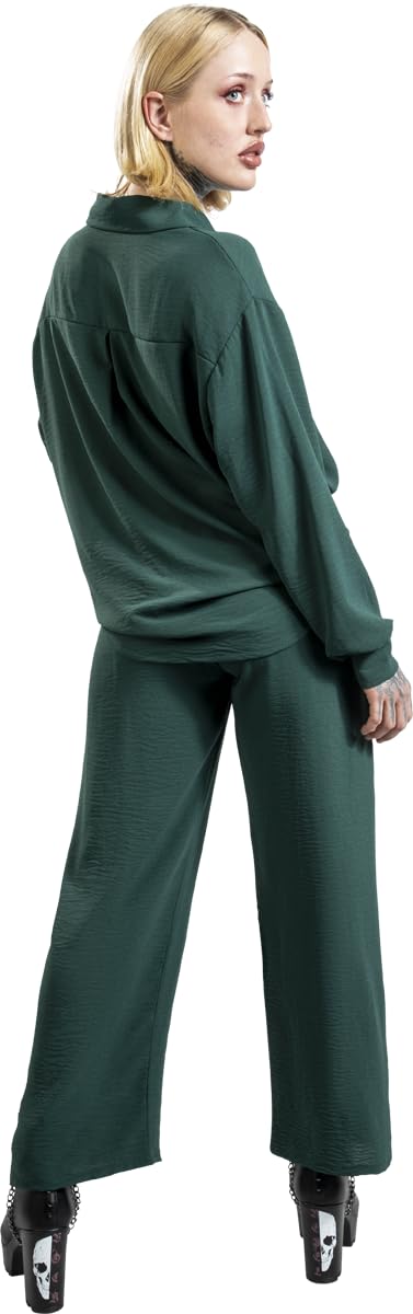 red-by-emp-basic-bluse-damen-khaki-hemd image 5