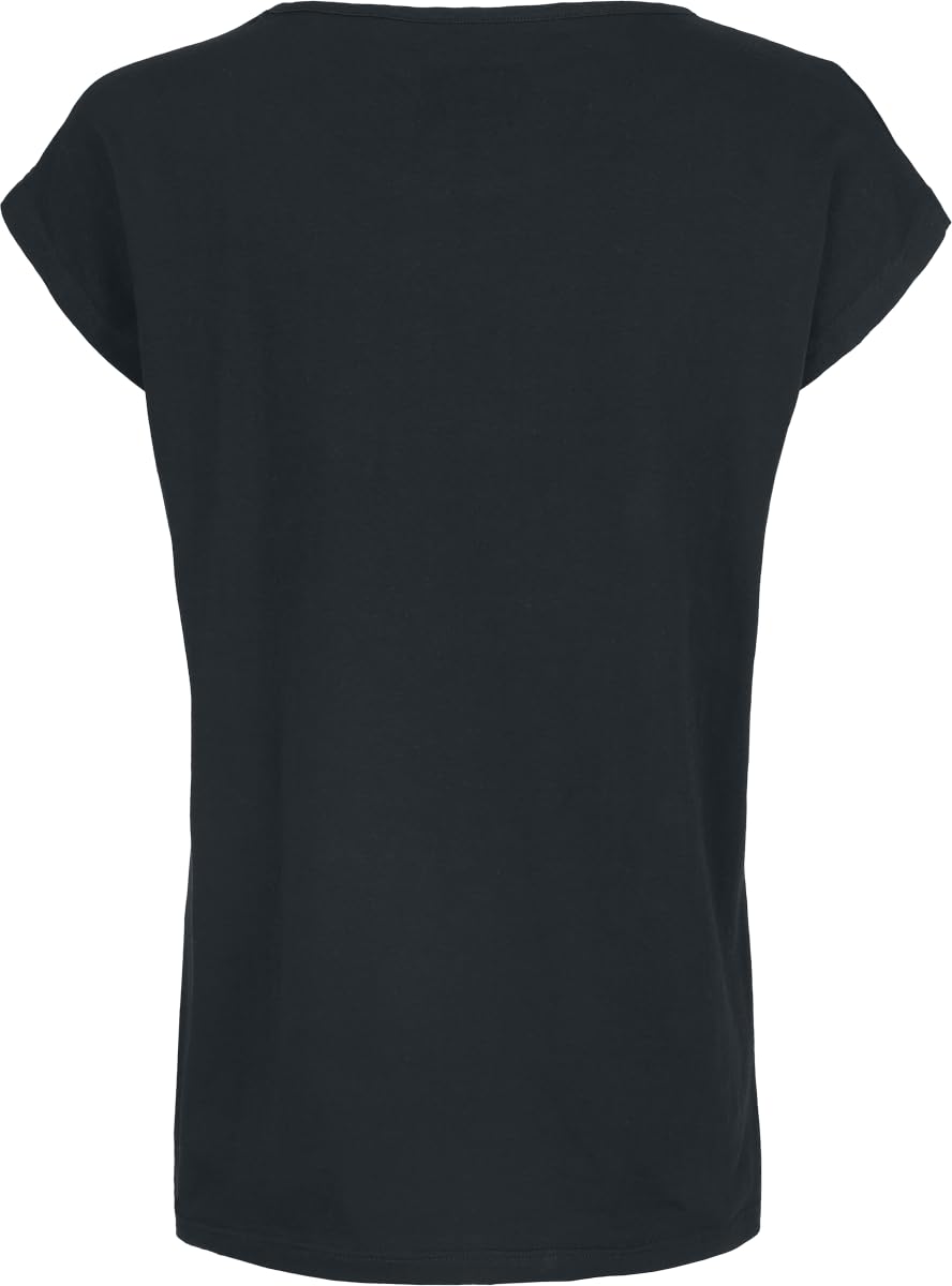 red-by-emp-t-shirt-mit-stern-damen-t-shirt-schwarz-sternprint image 3