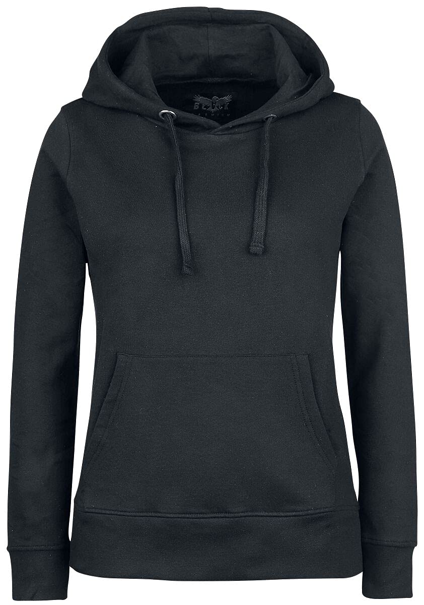 black-premium-hoodie-schwarz-basic-s-damen-nachhaltig image 1