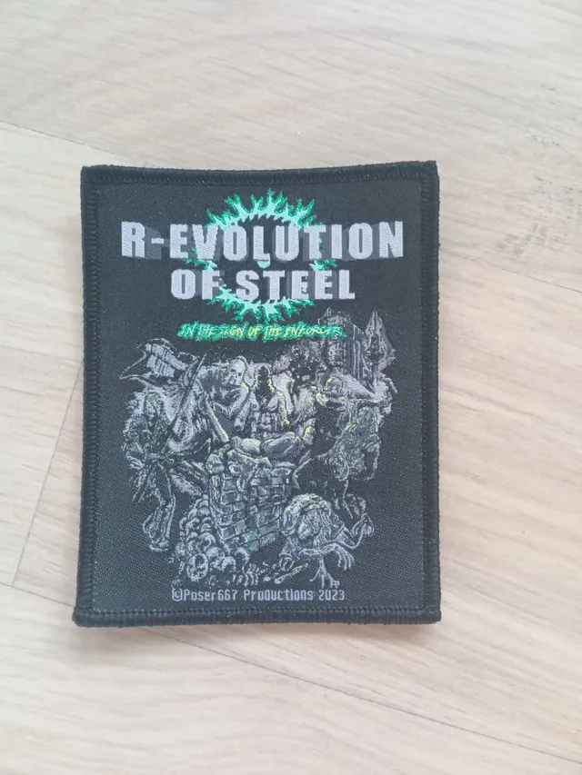 r-evolution-of-steel-enforcer-patch-mint-10-cm image 1