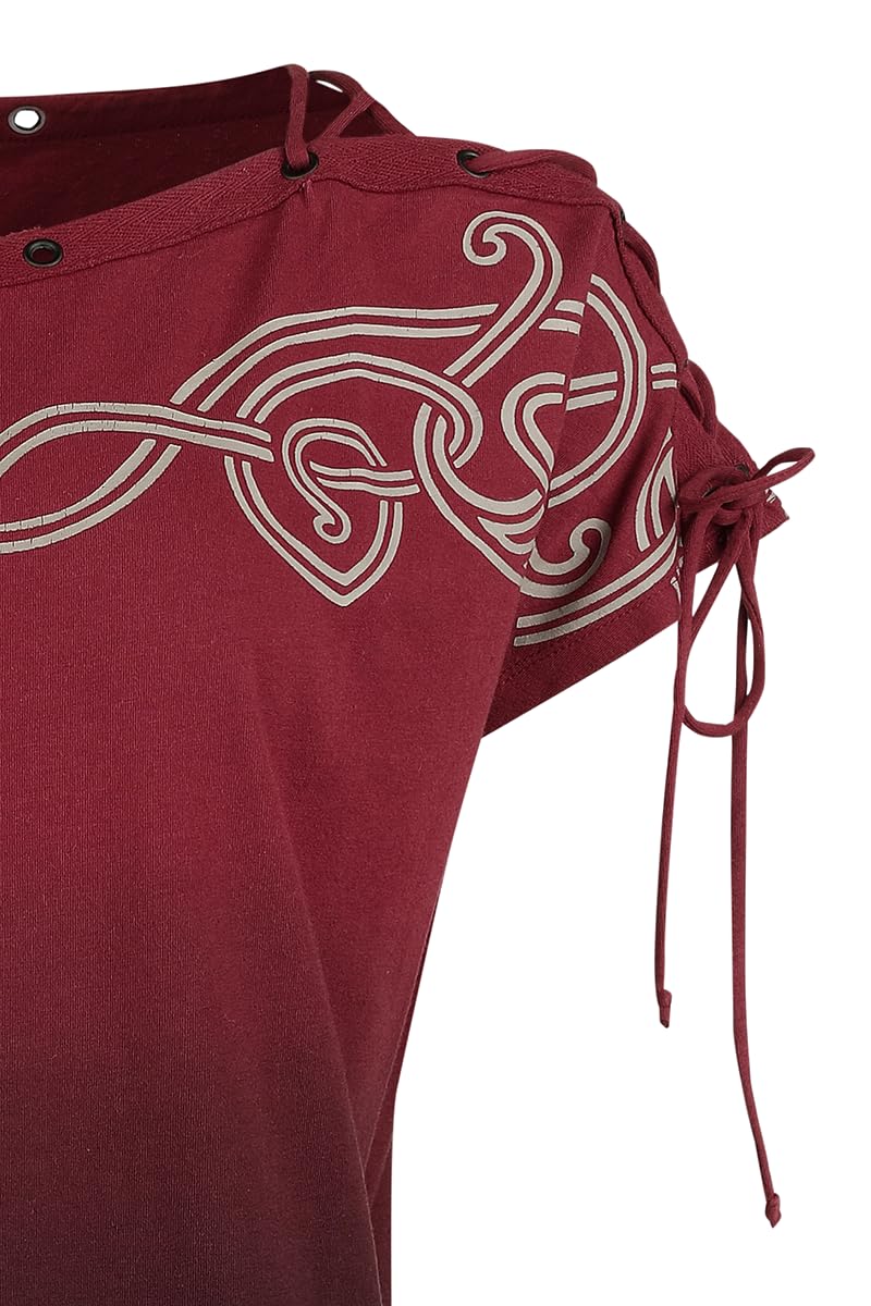 black-premium-by-emp-t-shirt-dip-dye-schn-rung-rot image 4