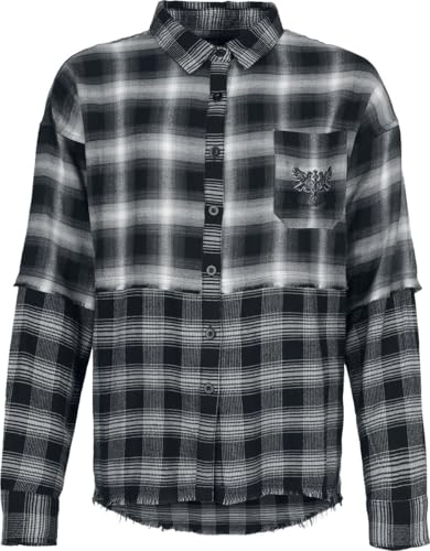 black-premium-by-emp-pagan-roots-flanellhemd-damen-schwarz-gr-m image 7
