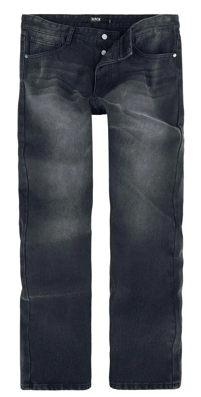 black-premium-by-emp-herren-jeans-schwarz-medium-rise-gerader-schnitt image 1