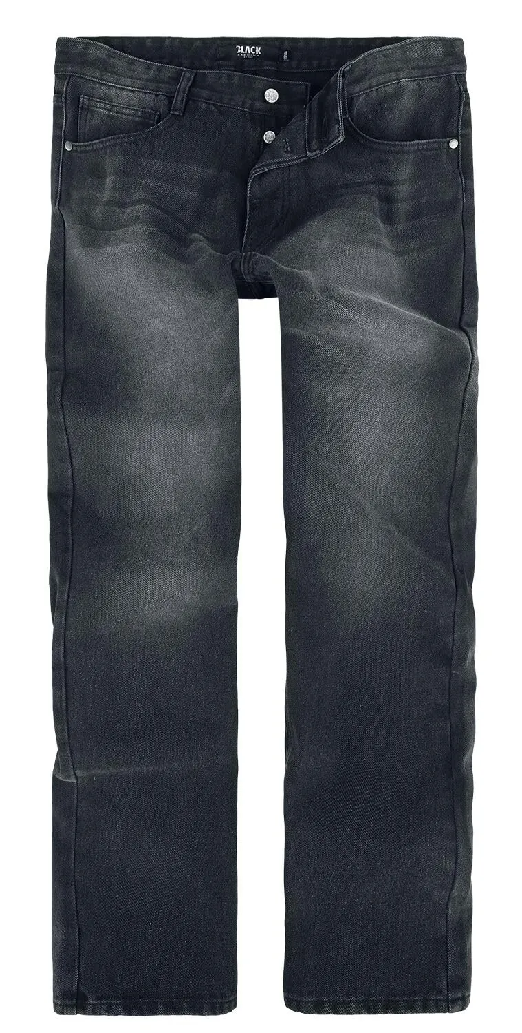 black-premium-by-emp-herren-jeans-schwarz-medium-rise-gerader-schnitt image 1