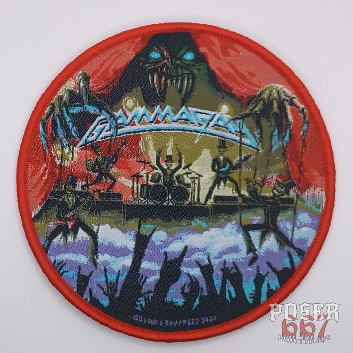 gamma-ray-heading-east-patch-rund-9-cm-schwarzer-rand image 1