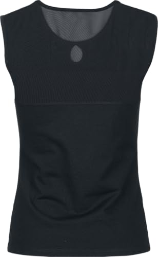 red-by-emp-damen-top-schwarz-basic-mit-mesheinsatz image 8
