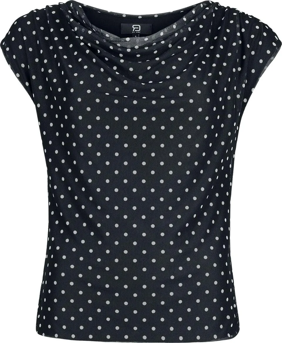 red-by-emp-top-mit-p-nktchen-damen-schwarz image 1