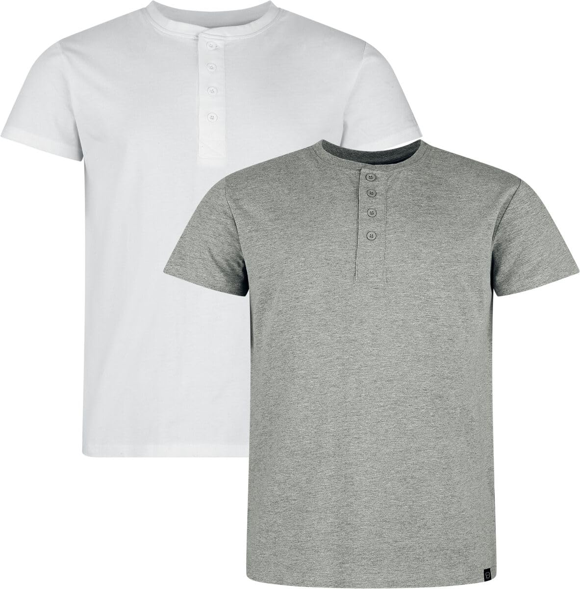 red-by-emp-herren-basic-t-shirt-wei-grau-knopfleiste image 1