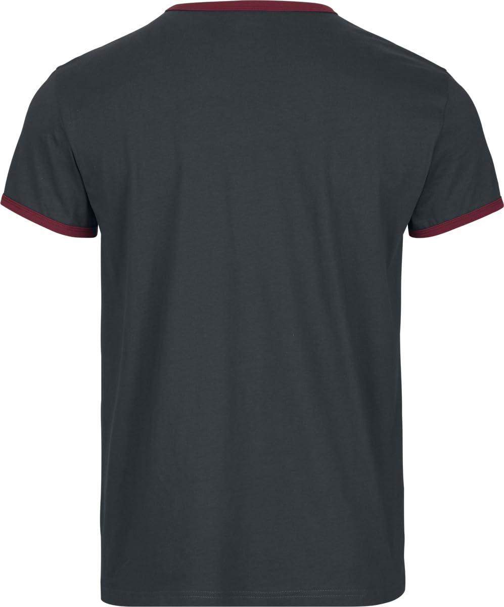 red-by-emp-herren-t-shirt-schwarz-basic-rote-highlights image 3
