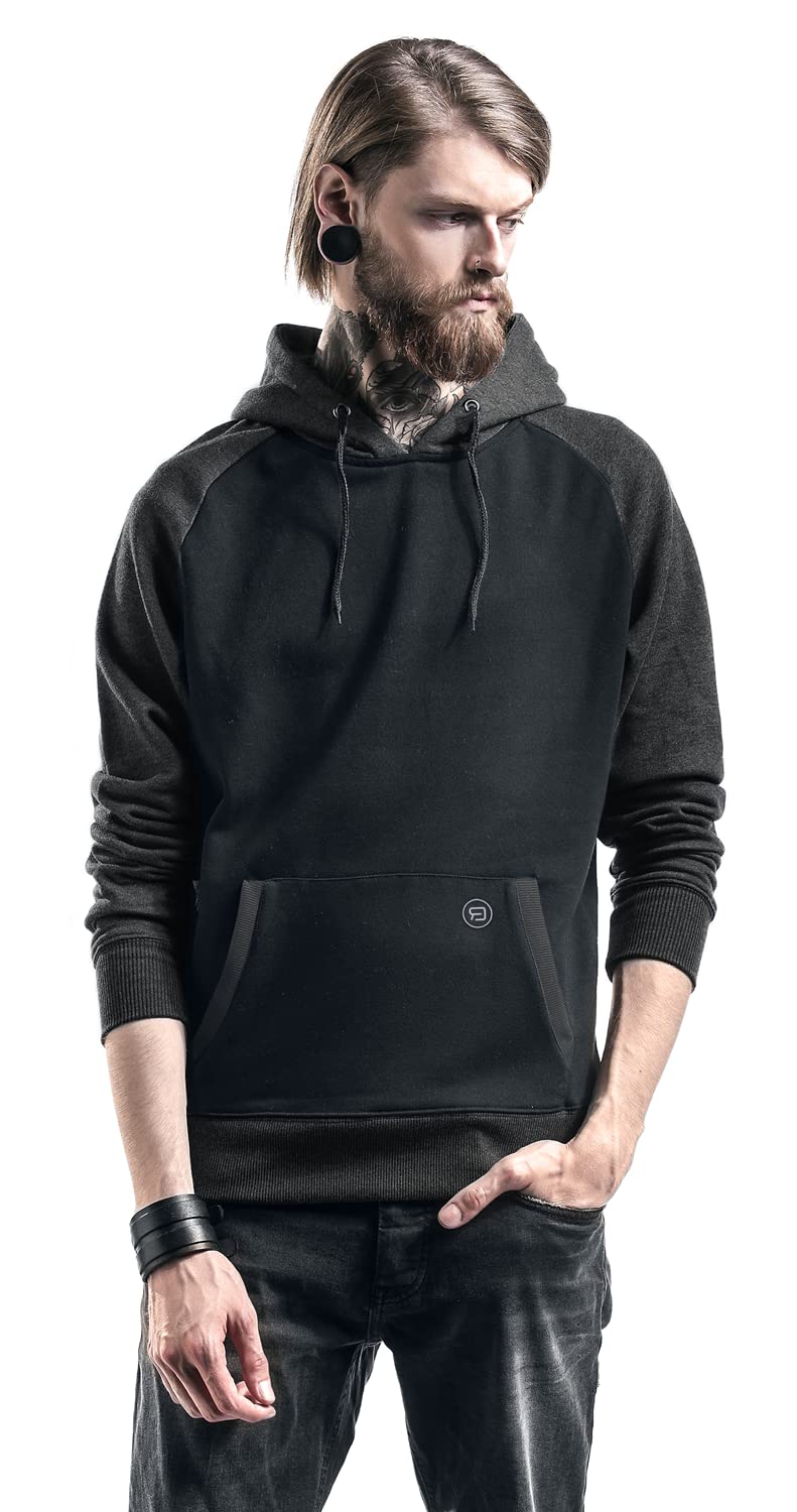 red-by-emp-kapuzenpullover-schwarz-grau-gr-e-m image 6