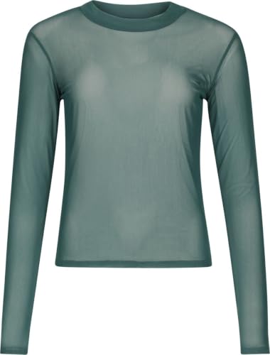 black-premium-by-emp-damen-mesh-langarmshirt-gr-n-gr-e-m image 6