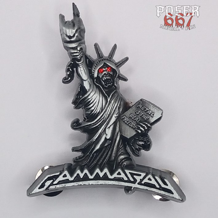 poser667-gamma-ray-liberty-3d-pin-antik-silber-gro-60-mm image 1