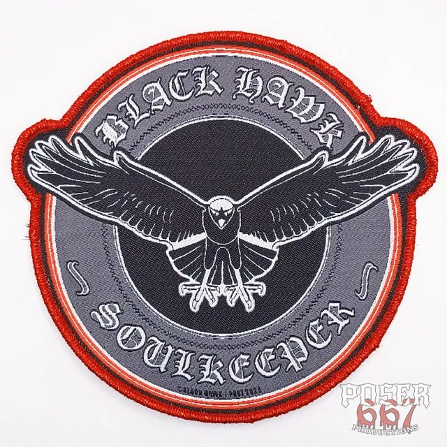 black-hawk-soulkeeper-patch-gewebt-10cm-schwarz image 1