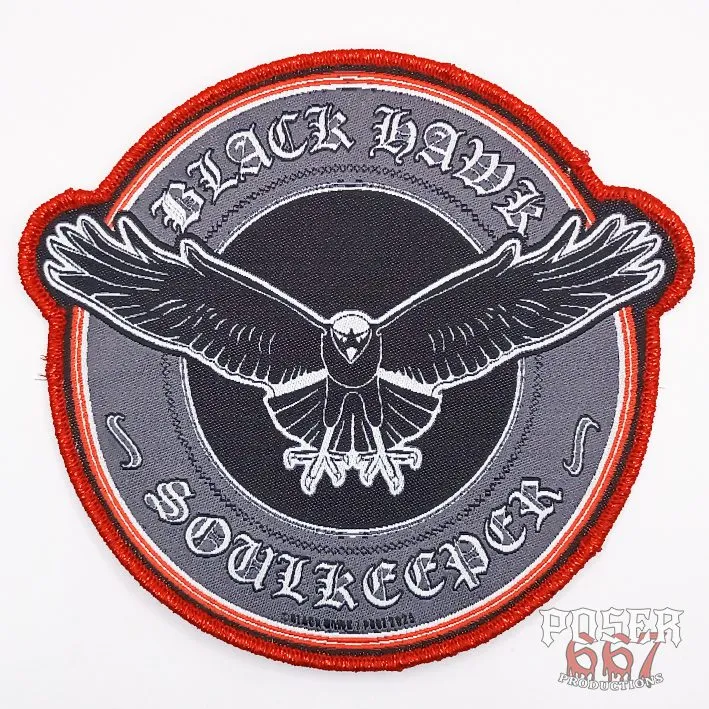 black-hawk-soulkeeper-patch-gewebt-10cm-schwarz image 1