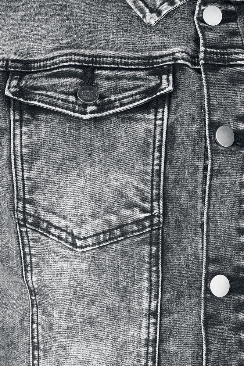 black-premium-by-emp-herren-jeansweste-grau-destroyed-rmellos image 4